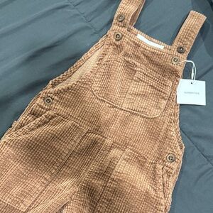 Zara Brown Corduroy Kids One Piece